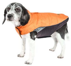 Helios Hurricane-Waded Plush 3M Reflective Dog Coat w/ Blackshark technology (size: small)